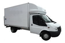 Van Hire Hereford - White Ford Luton Box with Tail Lift - Van hire Hereford