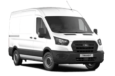 Van Hire Hereford - White Ford Transit Medium Wheel Base - Van hire Hereford